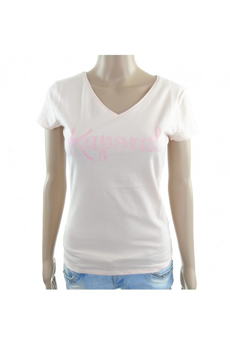 Tee shirt Kaporal manches courtes femme TODD Rose
