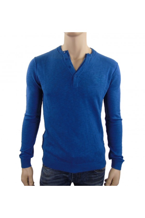 Pull kaporal homme ELMI Bleu