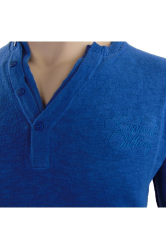 Pull kaporal homme ELMI Bleu