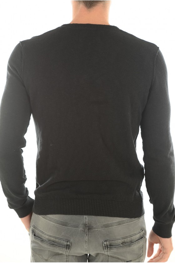 Pull kaporal homme ELMI Noir