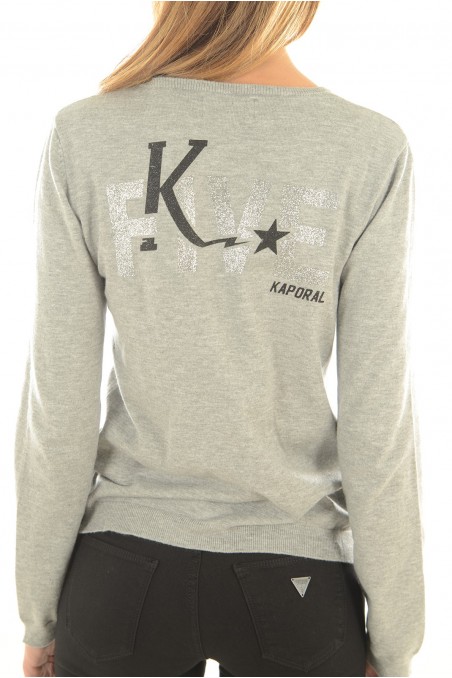 Pull kaporal femme CLAIR gris