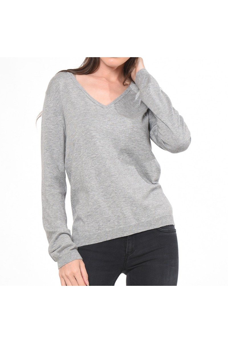 Pull kaporal femme CLAIR gris