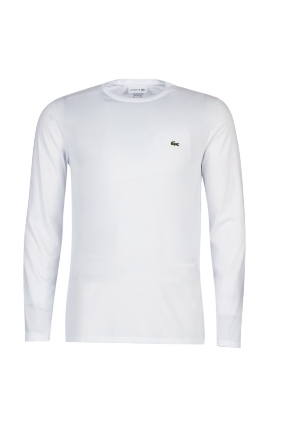 T-shirt hommes Lacoste TH6712 Blanc