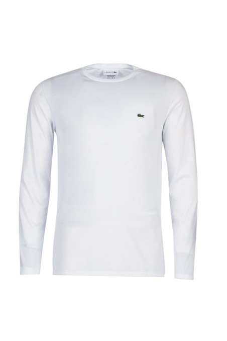T-shirt hommes Lacoste TH6712 Blanc
