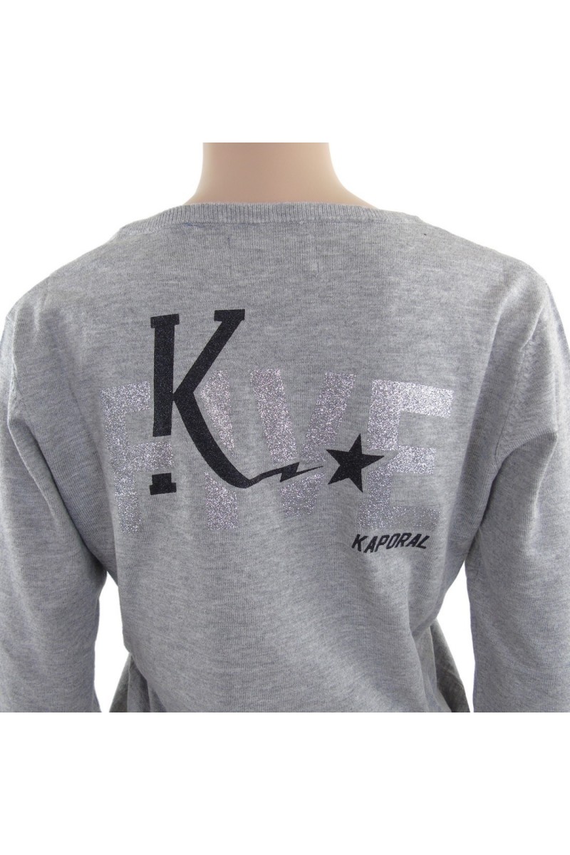 Pull kaporal femme CLAIR gris