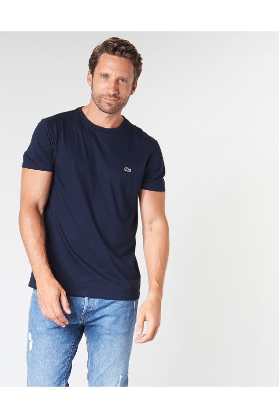 T-shirt hommes Lacoste TH6709 Bleu