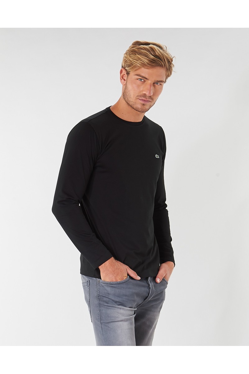 T-shirt hommes Lacoste TH6712 Noir