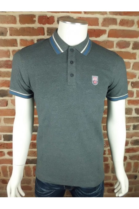 Polo Pepe jeans Jimmy Homme manche courte Gris Slim Fit