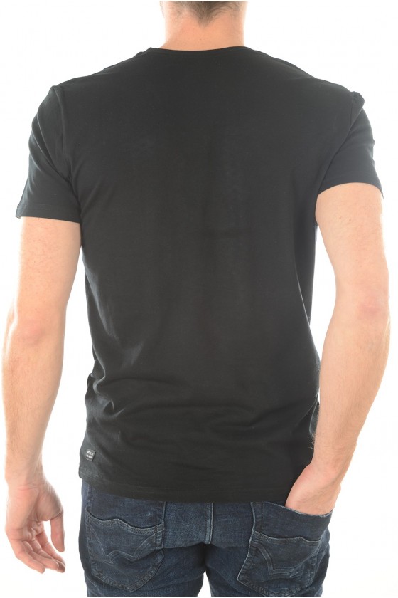 Tee shirt Kaporal homme manches courtes MAZZ Noir