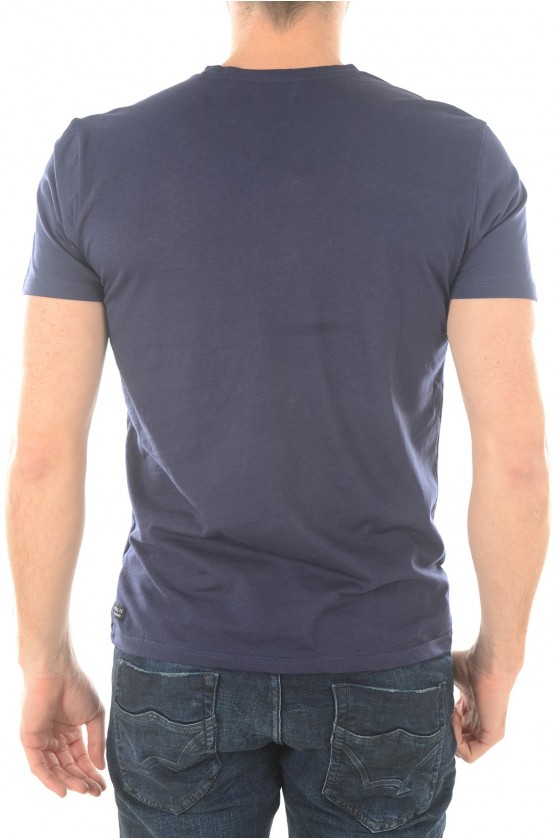 Tee shirt Kaporal homme manches courtes MAZZ Bleu marine