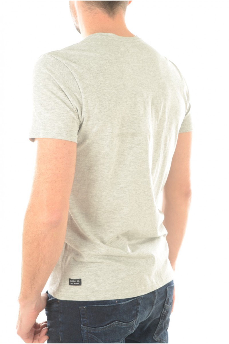 Tee shirt Kaporal homme manches courtes MAZZ Gris