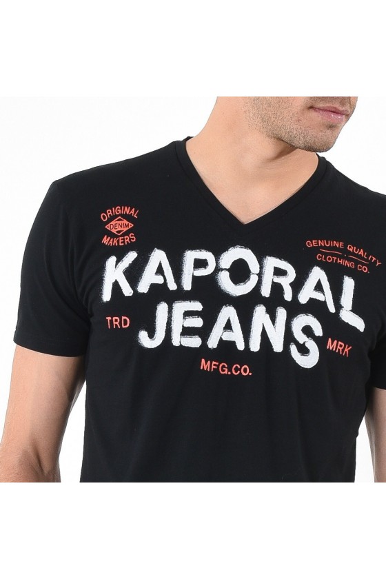 Tee shirt Kaporal manches courtes TROPI Black