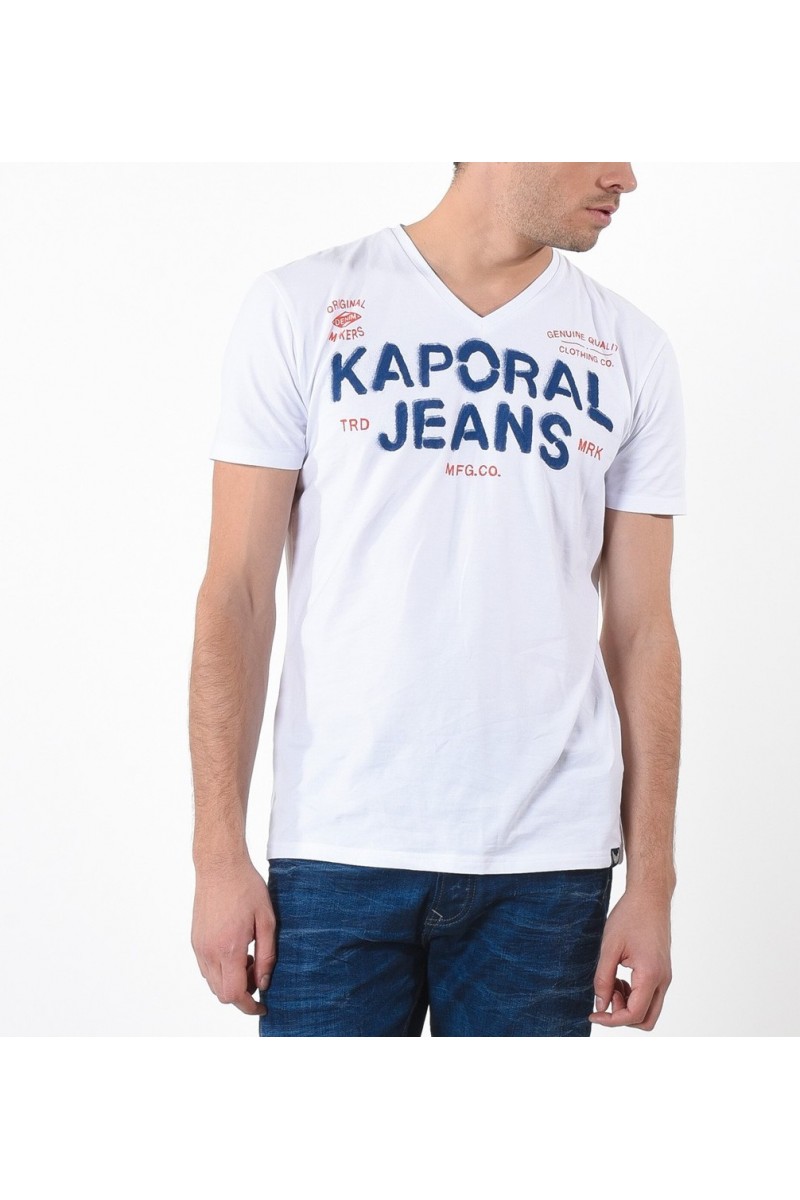 Tee shirt Kaporal manches courtes TROPI White