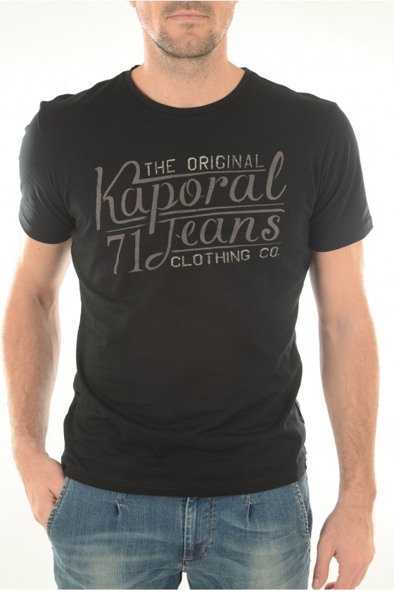 Tee shirt Kaporal manches courtes homme TEROV Black