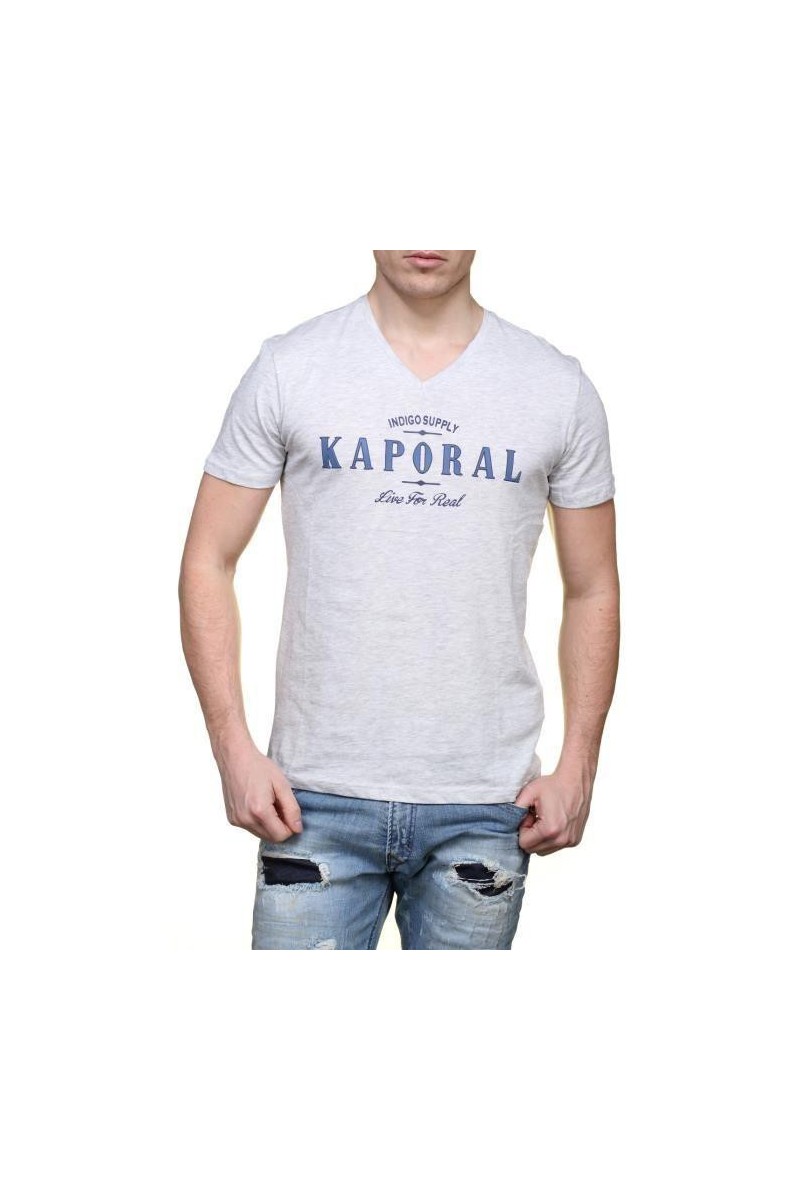 Tee shirt Kaporal manches courtes homme CODY Grey