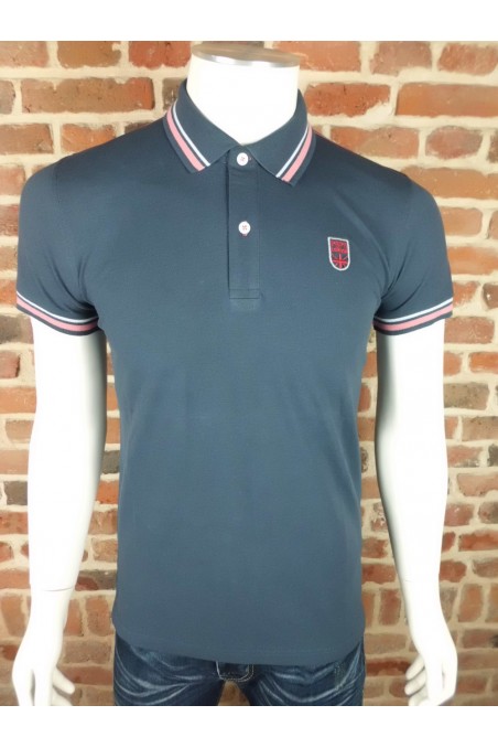 Polo Pepe jeans Jimmy Homme manche courte Bleu Slim Fit 