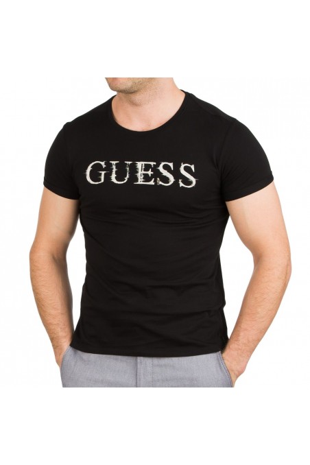 Tee shirt Guess manches courtes Homme M72I56 Noir