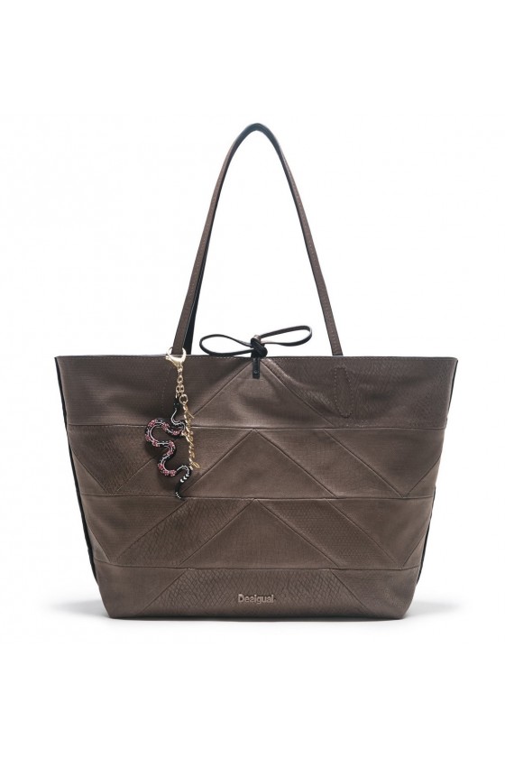 Sac desigual shopper réversible Capri Snake Patch 17WAXPDF/2000