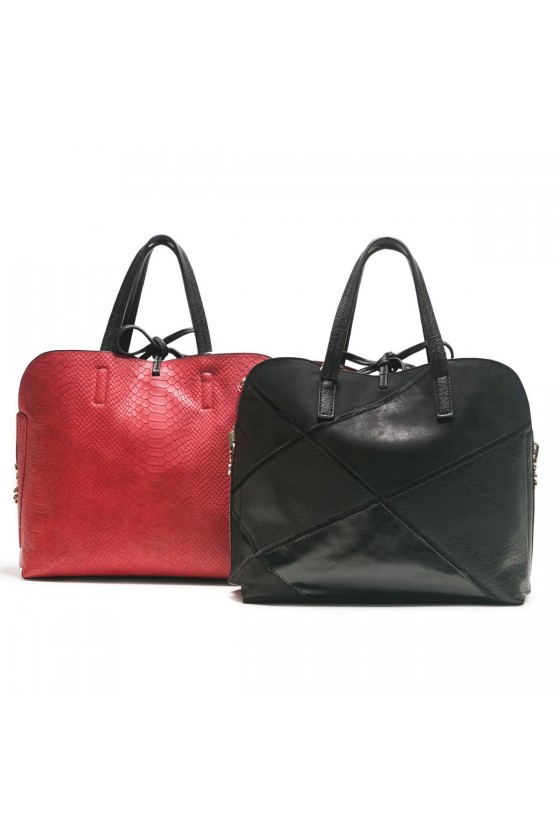 Sac Désigual réversible Hamar Cougar 17WAXPRG noir/rouge