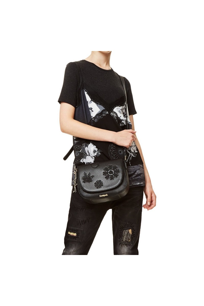 Sac Desigual bandoulière Cracovia Alice 17WAXPYY noir