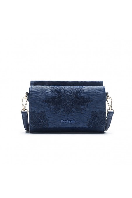 Sac Desigual bandoulière Dallas Soft Mendhi 17WAXPGR Bleu