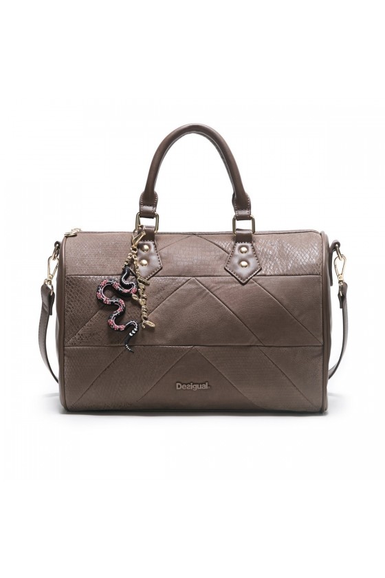 Sac Desigual Bowling Snake Patch 17WAXPJN marron