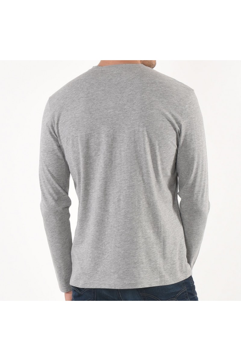 Tee shirt Kaporal homme manches longues Mark grey