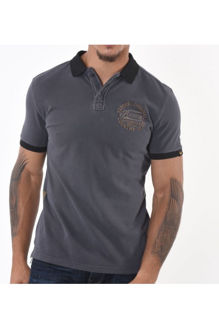 Polo Kaporal manches courtes homme JORK Graphite