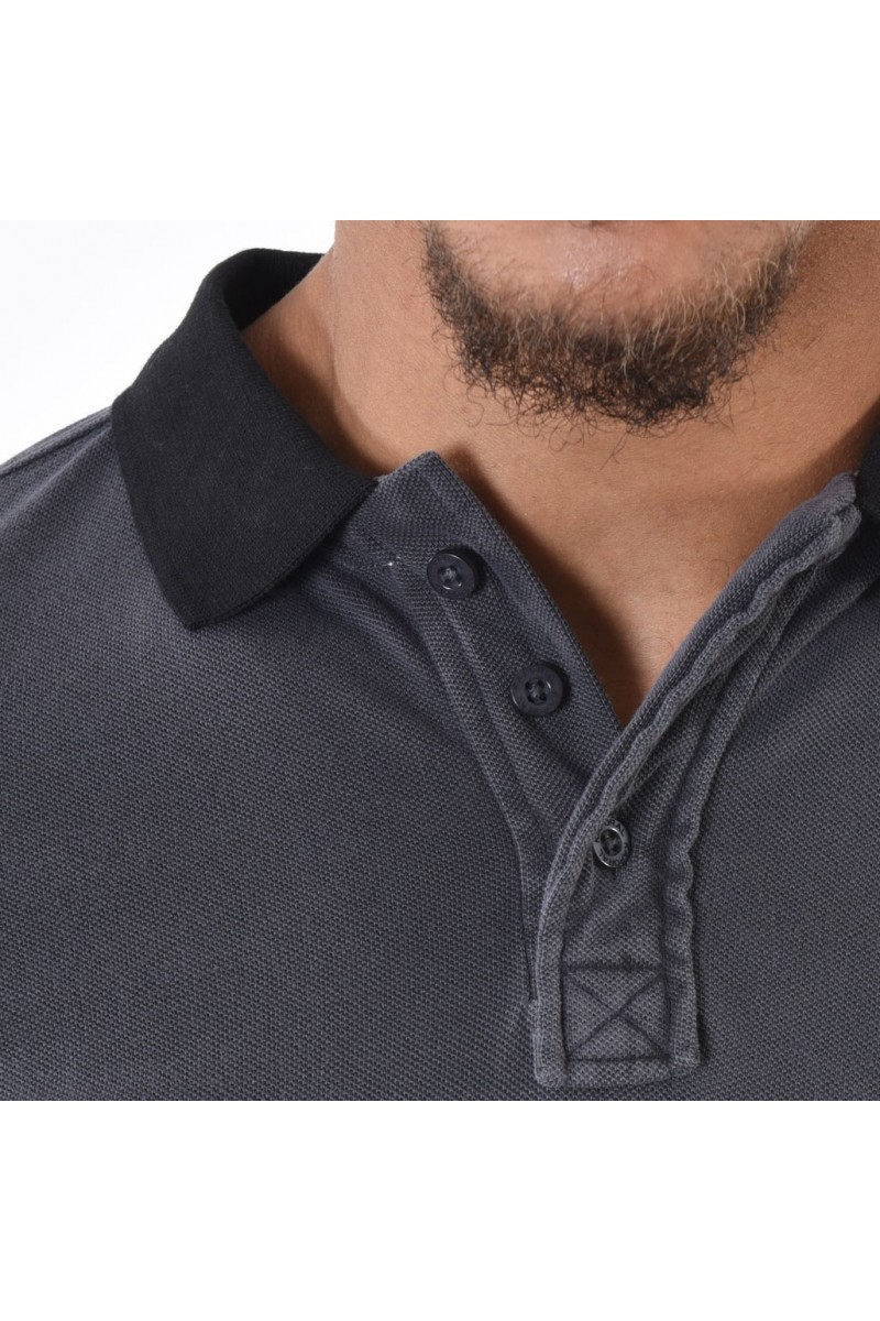 Polo Kaporal manches courtes homme JORK Graphite