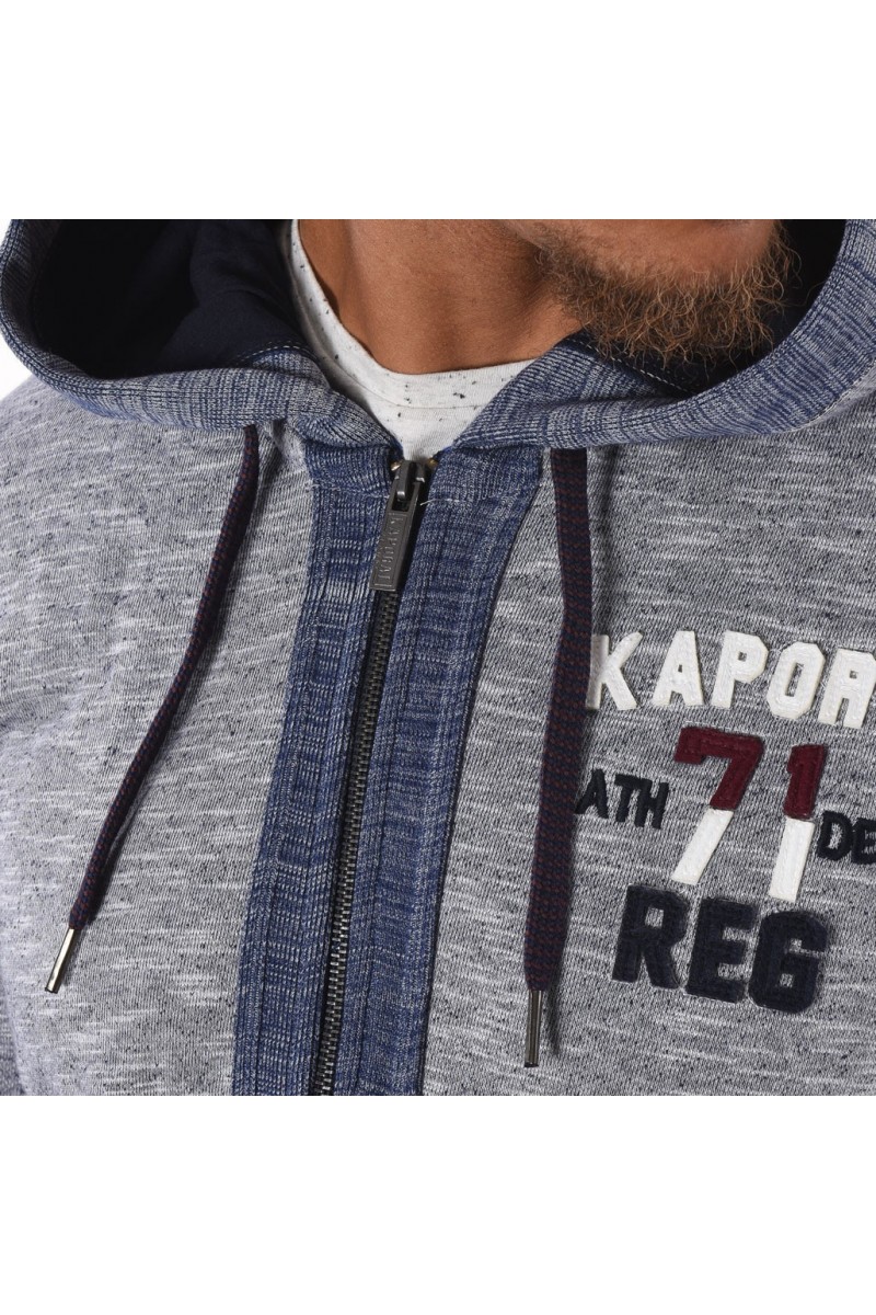 Sweat zippé a capuche Kaporal Galup navy