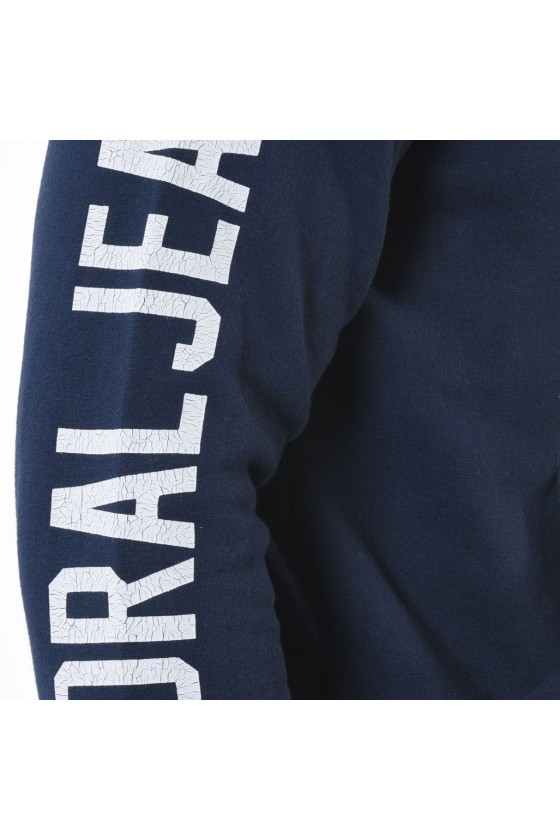 Sweat molleton zippé à capuche Kaporal MUZAK Navy