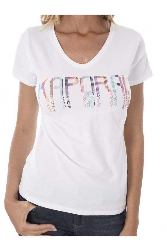 Tee shirt Kaporal manches courtes Hanna White