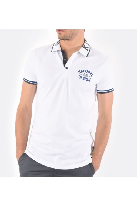 Polo Kaporal manches courtes VIX white