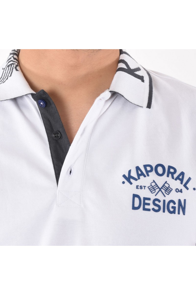 Polo Kaporal manches courtes VIX white