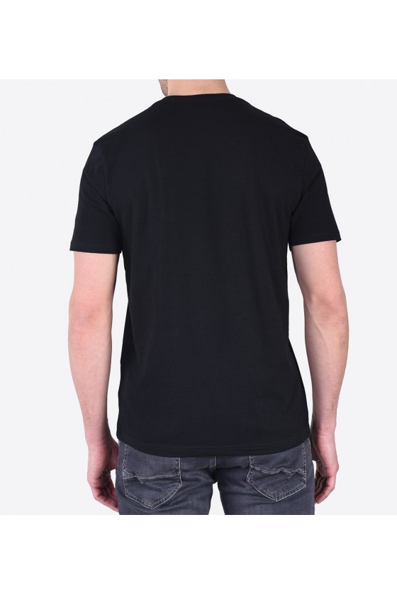 T shirt Kaporal manches courtes homme LOLY Black