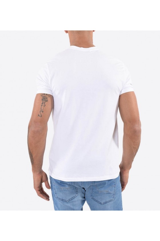 T shirt Kaporal manches courtes homme LOLY White