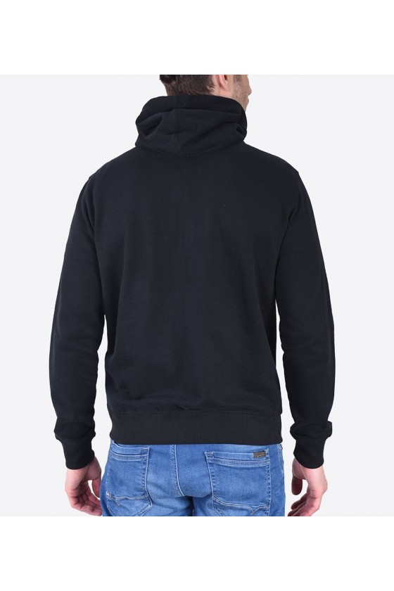 Sweat zippé a capuche Kaporal homme LETAN black