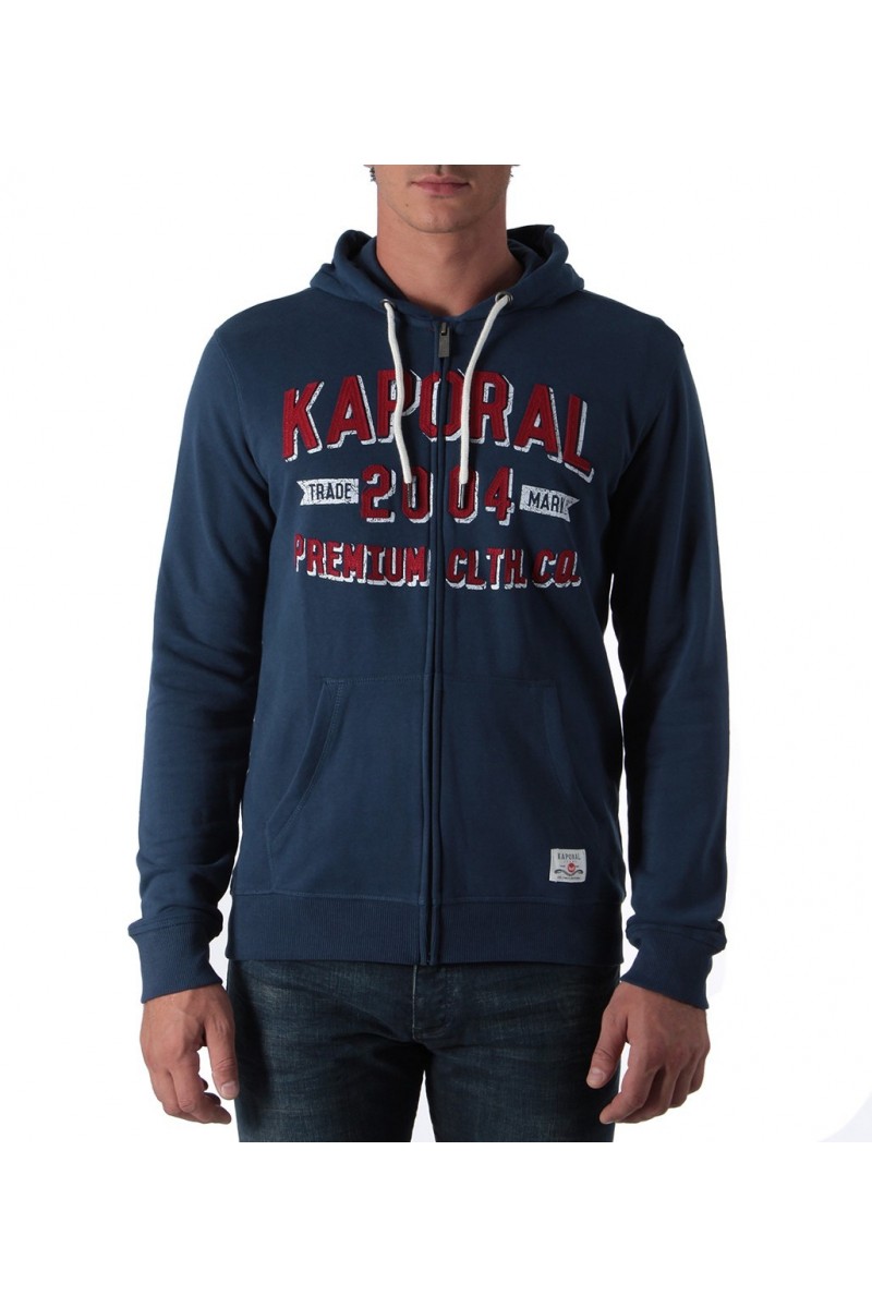 Sweat zippé a capuche Kaporal homme BONZA blue us