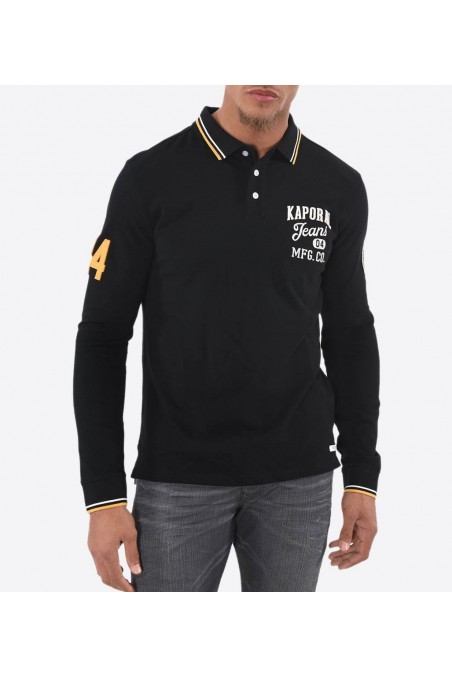 Polo Kaporal manches longues homme LIDRA black