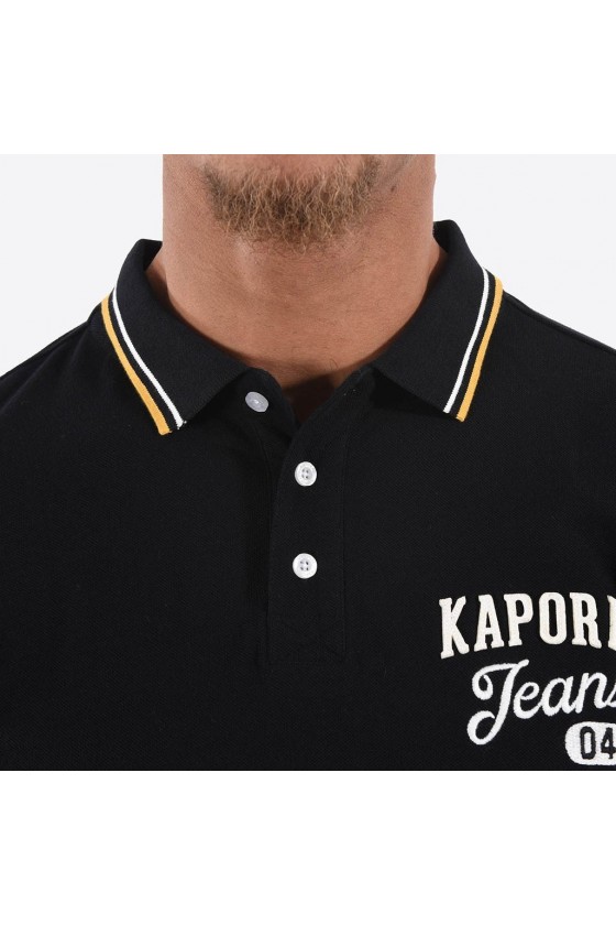 Polo Kaporal manches longues homme LIDRA black