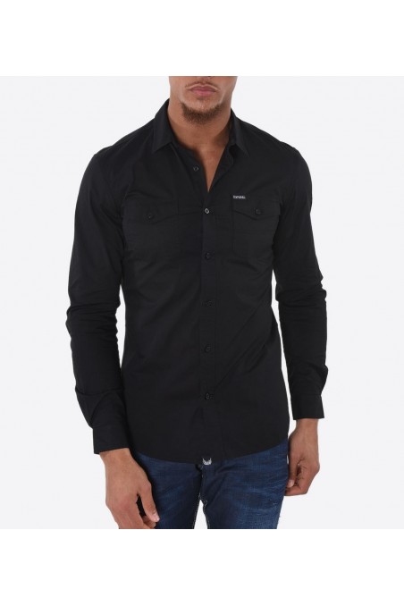 Chemise Kaporal manches longues homme LOGGY black