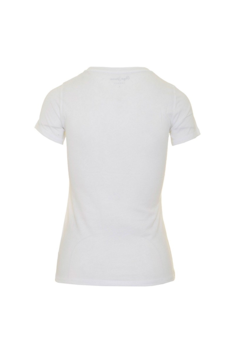 T shirt pepe jeans manches courtes femme CHARLEEN PL502825 White
