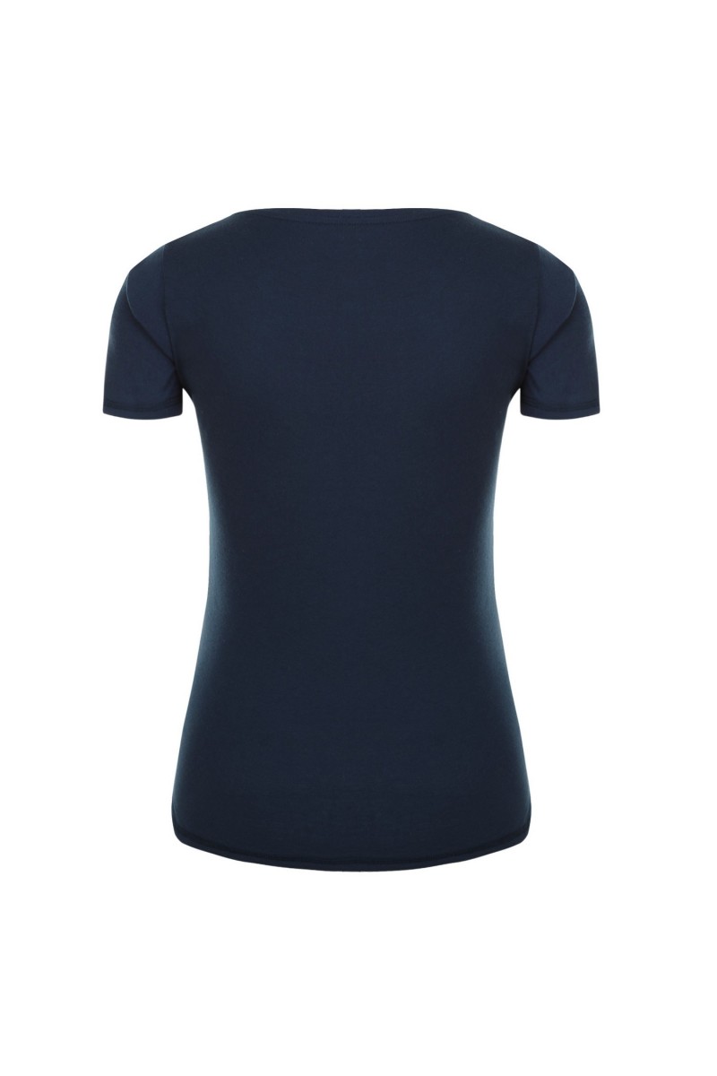 T shirt pepe jeans manches courtes femme CHARLEEN PL502825 Bleu