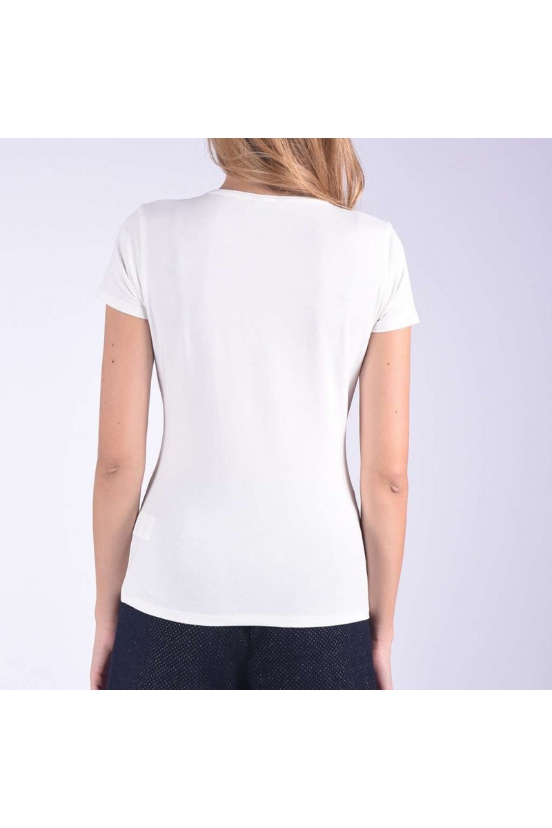 T shirt Kaporal manches courtes femme TINE white