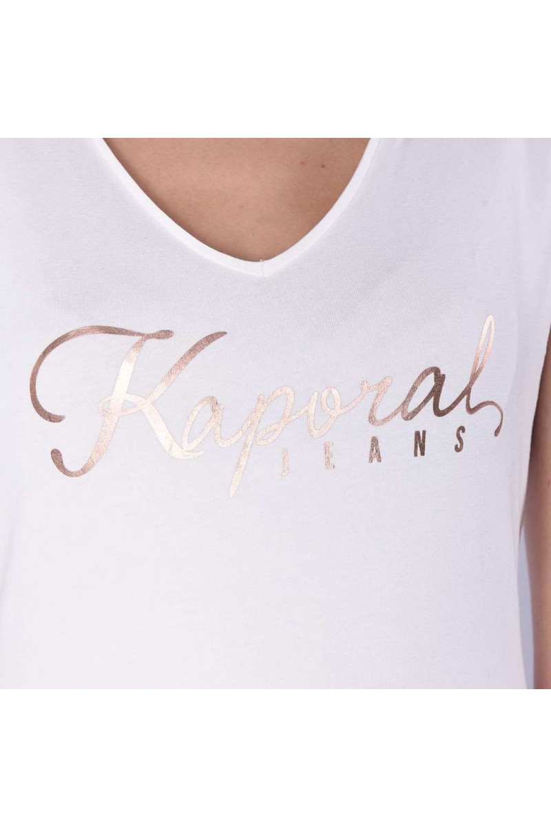 T shirt Kaporal manches courtes femme TINE white