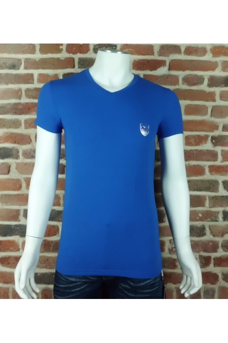 T shirt Emporio armani Homme manches courtes 4A595 Bleu roi
