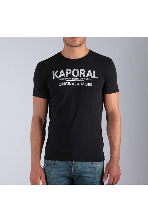 T shirt Kaporal manches courtes homme SINCE Black