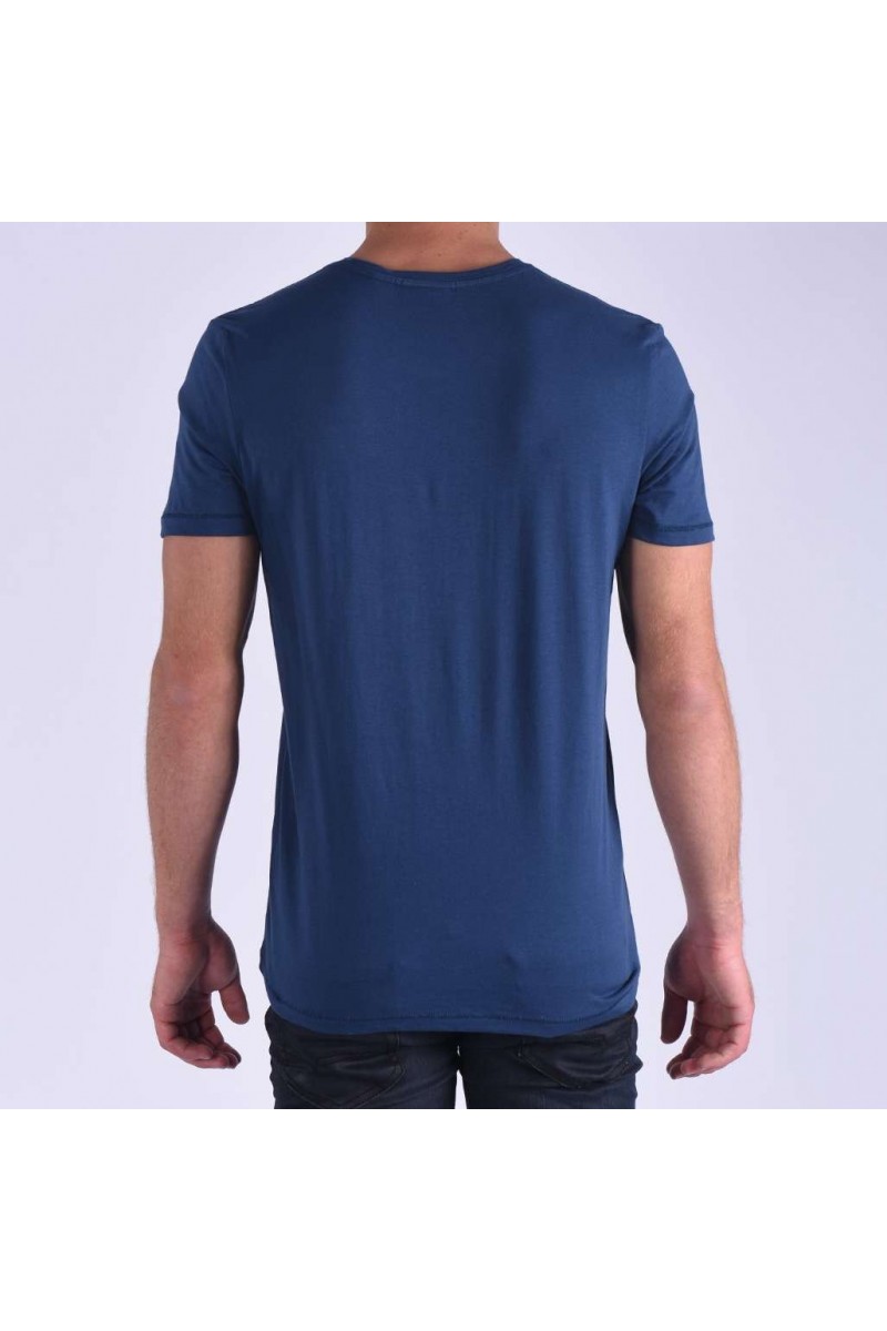 T shirt Kaporal manches courtes homme Brisk Blue us