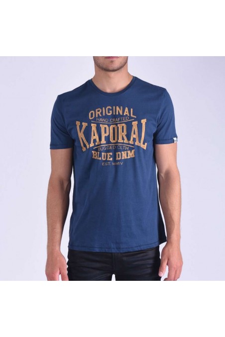 T shirt Kaporal manches courtes homme Brisk Blue us