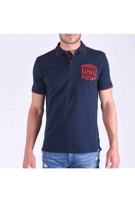 Polo Kaporal manches courtes homme BAMBI Navy